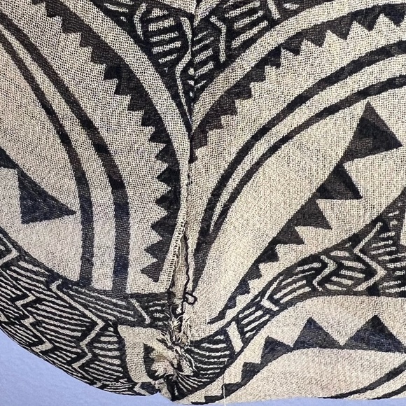 Diane Von Furstenberg 100% Silk Tank Blouse Size 8 Black Tan - Picture 5 of 5